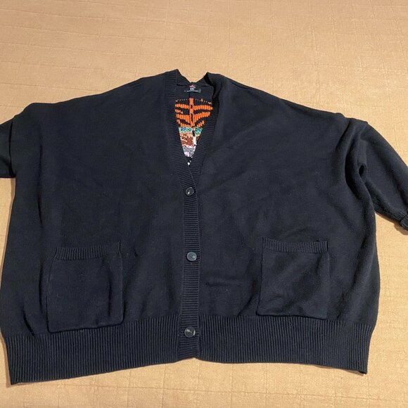 Dressed in Lala Hear Me Roar Oversized Tiger Cardigan L/XL - Picture 1 of 5